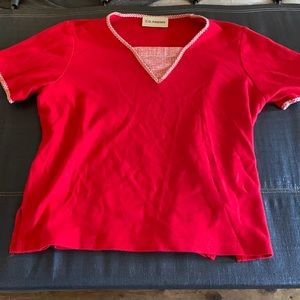 C.D Petites Cotton Top sz. Medium Petite